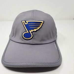 Adidas NHL St. Louis Blues AEROREADY Superlite Cap‎ Hat Gray Mens